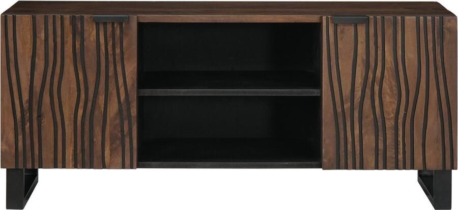 VidaXL TV-meubel 105 x 33 5 x 46 cm gemaakt van massief mango-hout