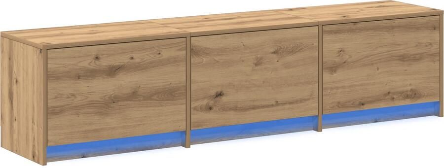 VidaXL TV-kast met lade Artisan Eiken 162 5 x 34 x 40 cm Bewerkt hout