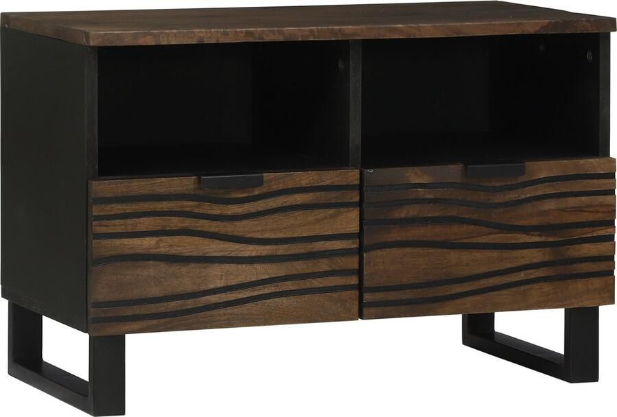 VidaXL Entertainment Centra & TV Stands met lade met plank met opslag Bruin Medium Hout