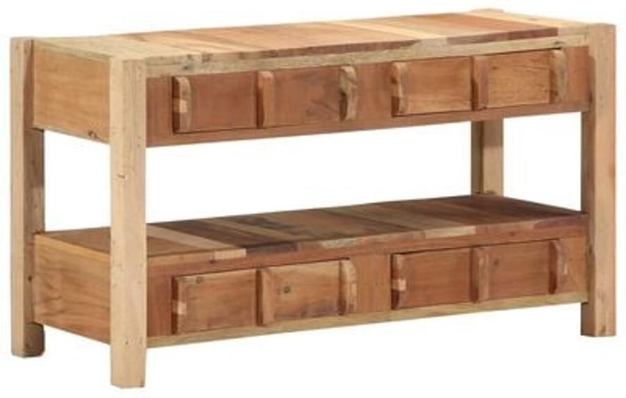 VidaXL TV Kast met lade Bruin 83 x 33 x 46 cm Massief gerecycled hout