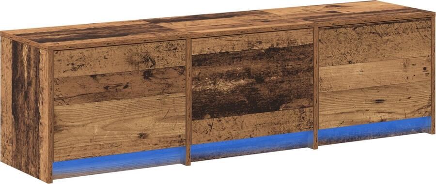VidaXL TV-kast met lade Oud hout 140 x 34 x 40 cm Bewerkt hout
