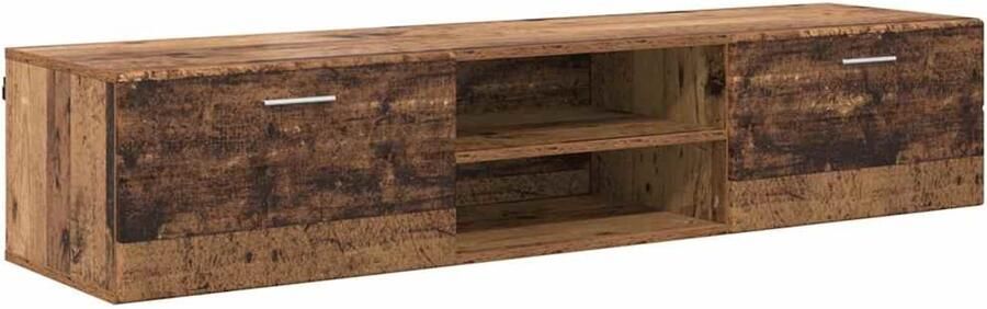 VidaXL TV Kast met lade Oud hout 150 x 39 x 30 cm Bewerkt hout