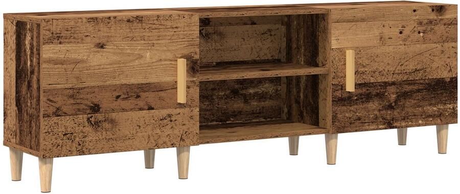 VidaXL TV-meubel Oude hout Geengineerd hout 150 x 30 x 50 cm Opslag