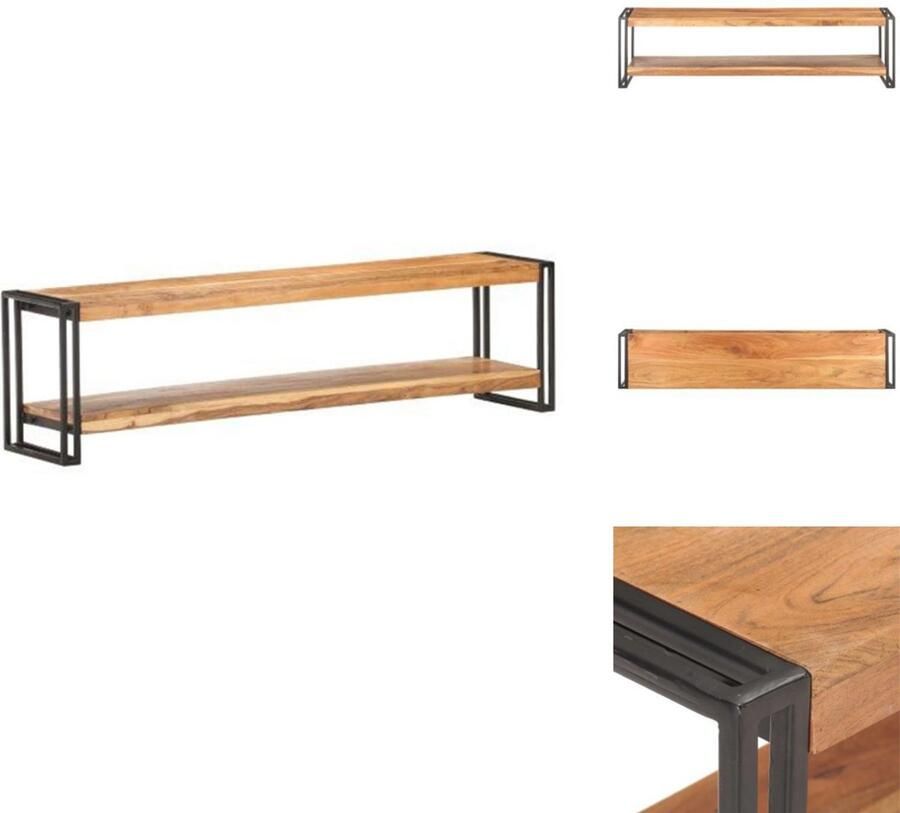 VidaXL Tv-kast Tv-kasten Televisiekast Televisiekasten Tv-meubel 150x30x40 cm massief acaciahout