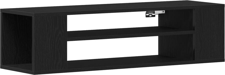 VidaXL TV-kast Zwart Eiken Bewerkt hout 100 x 30 x 26 5 cm TV-kast