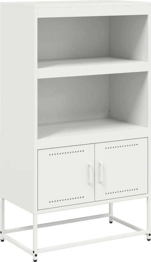 VidaXL Tv-meubel 100 5x39x60 5 cm staal mosterdgeel - Foto 2