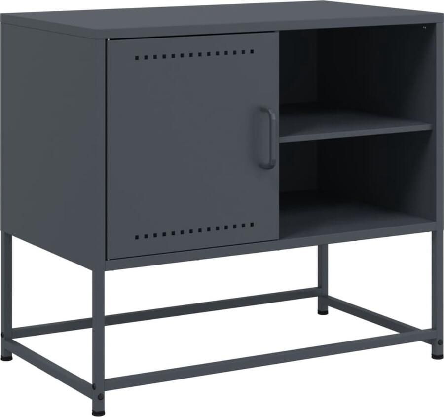 VidaXL Tv-meubel Staal Roze 100 5x39x60 5 cm Tv-meubel Tv-meubelen Tv-meubel Tv-meubelen