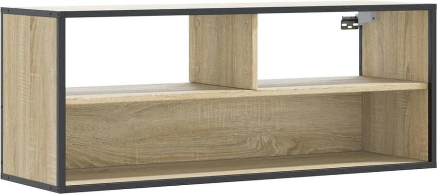 VidaXL Tv-meubel sonoma eiken 100x31x39 5 cm Tv-meubel Tv Kast Salontafel Houten Tv-meubel Sonoma Eiken Meubilair