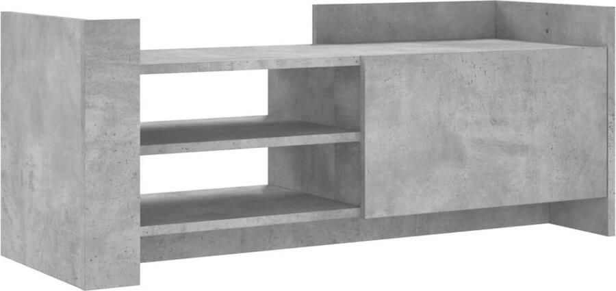 VidaXL Tv-meubel 100x35x40 cm bewerkt hout betongrijs