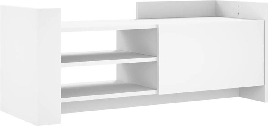 VidaXL Tv-meubel 100x35x40 cm bewerkt hout wit