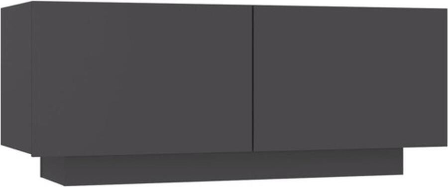 VidaXL -Tv-meubel-100x35x40-cm-spaanplaat-grijs