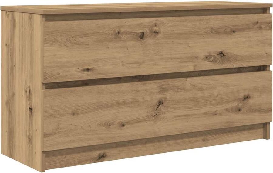 VidaXL Tv-meubel 100x35x54 cm bewerkt hout artisanaal eikenkleurig