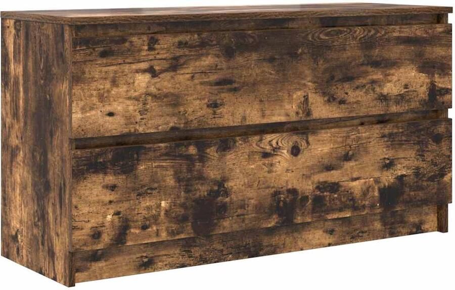 VidaXL Tv-meubel 100x35x54 cm bewerkt hout gerookt eikenkleurig