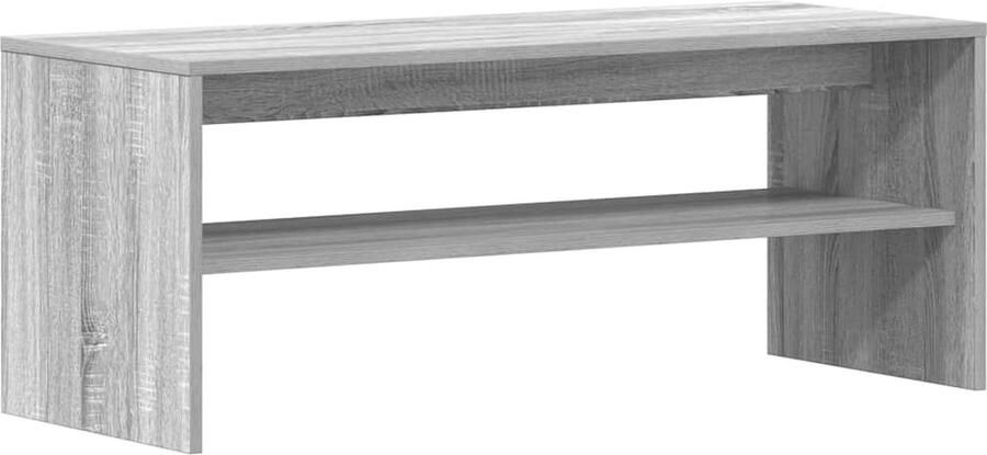 VidaXL Tv-meubel 100x40x40 cm bewerkt hout grijs sonoma eikenkleurig - Foto 2