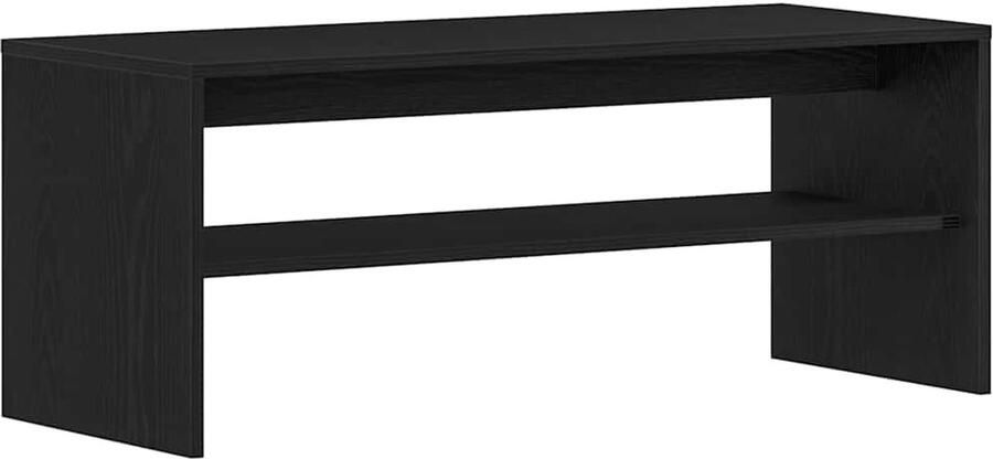 VidaXL Tv-meubel 100x40x40 cm spaanplaat zwart eikenkleurig