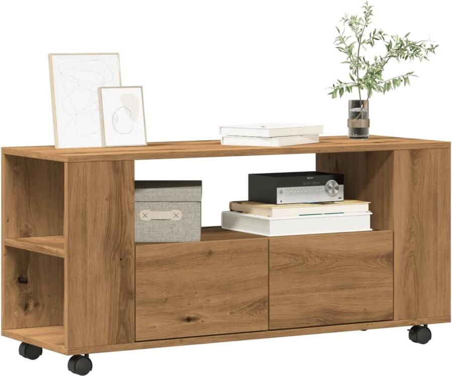 VidaXL Tv-meubel 102x34 5x43 cm Artisan Eiken Hout