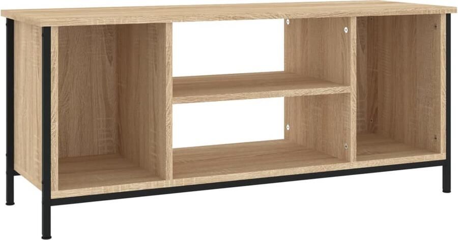 VidaXL -Tv-meubel-102x35x45-cm-bewerkt-hout-sonoma-eikenkleurig