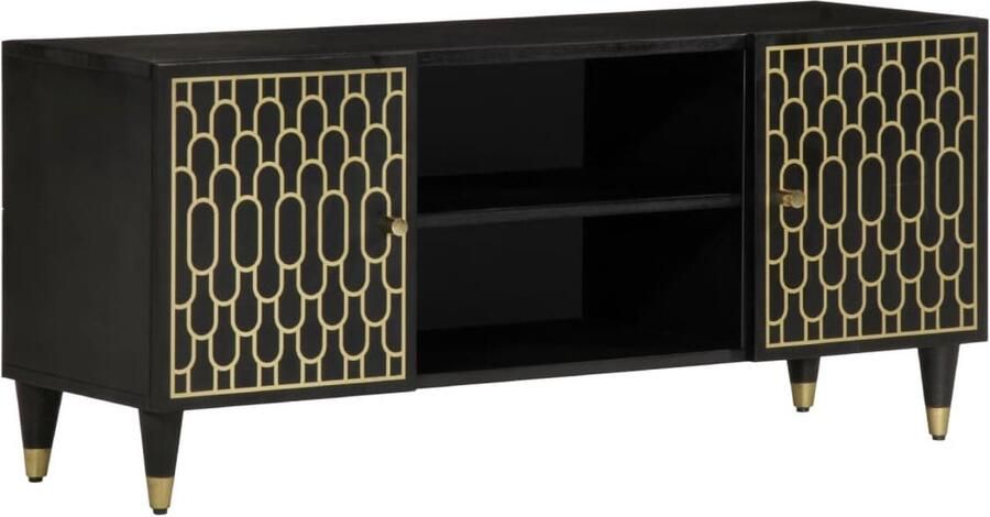 VidaXL Tv-meubel 105x33x46cm massief mangohout - Foto 2