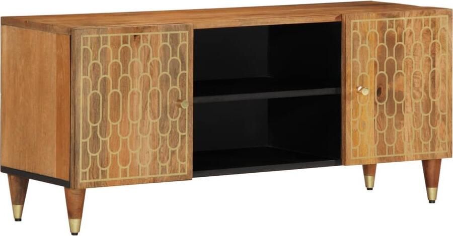 VidaXL Tv-meubel 105x33x46cm massief mangohout
