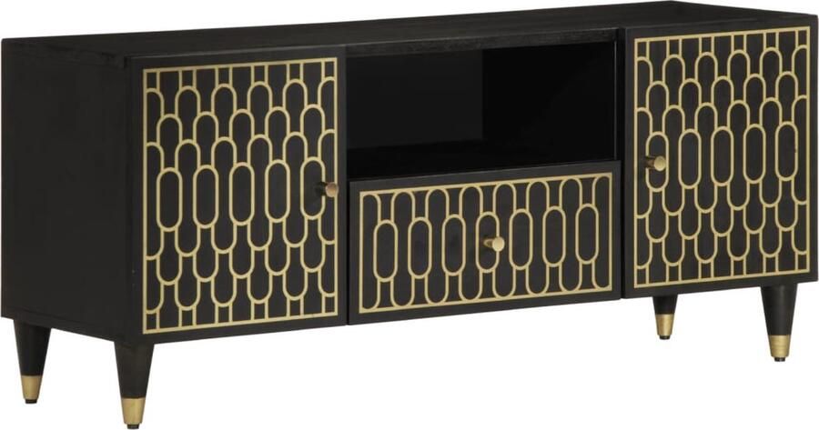 VidaXL -Tv-meubel-105x33x46cm-massief-mangohout - Foto 5