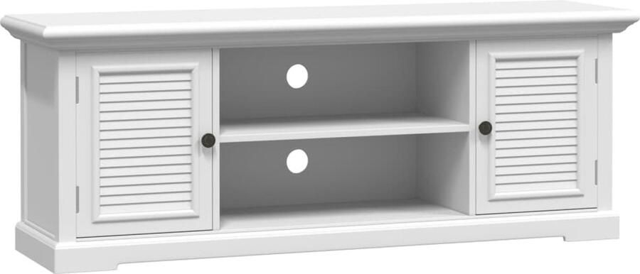 VidaXL Tv-meubel 110x30x41 cm bewerkt hout wit