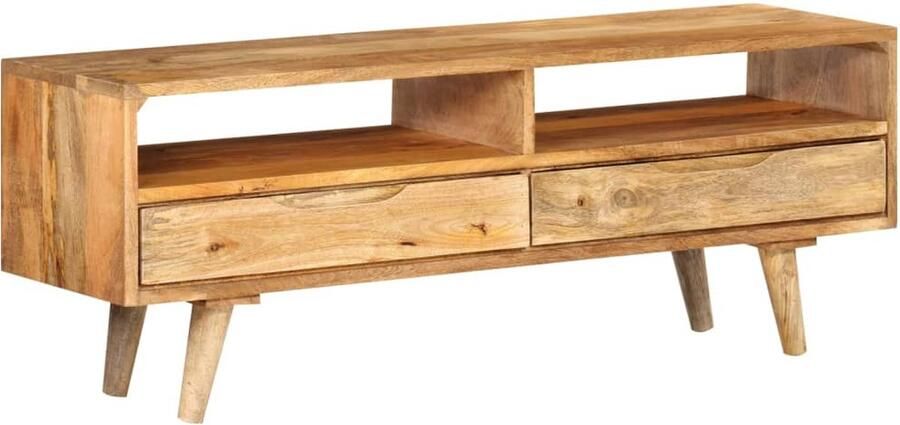 VidaXL Tv-meubel 110x30x41 cm massief mangohout