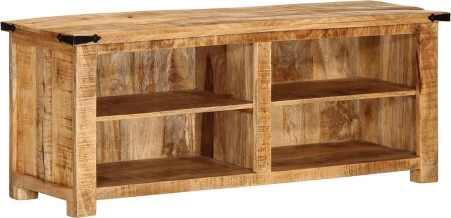 VidaXL Tv-meubel 110x35x40 cm Mangohout Naturel