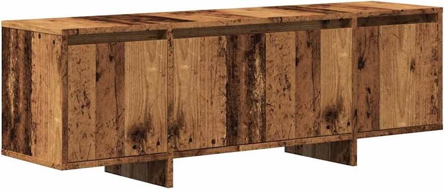 VidaXL Tv-meubel 120x30x40 5 cm Oud Houtkleurig Tv-meubel Houten Tv-kast Salontafel Rustic Meubilair Vintage Tv-stand - Foto 2