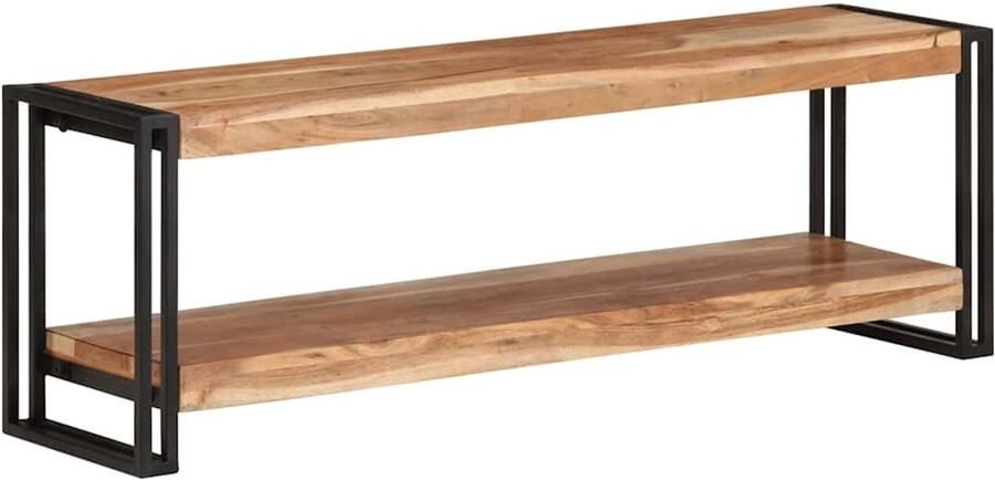 VidaXL -Tv-meubel-120x30x40-cm-massief-acaciahout - Foto 2