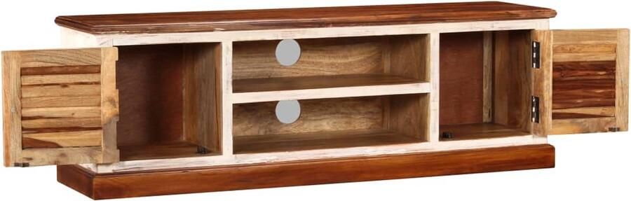 VidaXL -Tv-meubel-120x30x40-cm-massief-sheesham mangohout - Foto 2