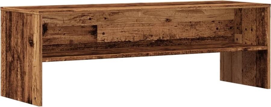 VidaXL Tv-meubel 120x40x40 cm bewerkt hout oud houtkleurig