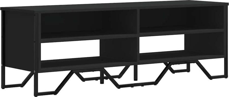 VidaXL Tv-meubel 122x34x41 cm bewerkt hout zwart