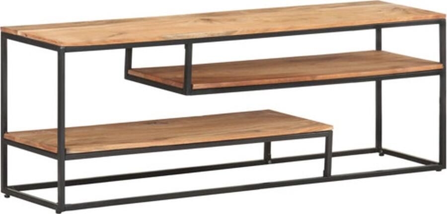 VidaXL -Tv-meubel-130x30x45-cm-massief-acaciahout - Foto 2