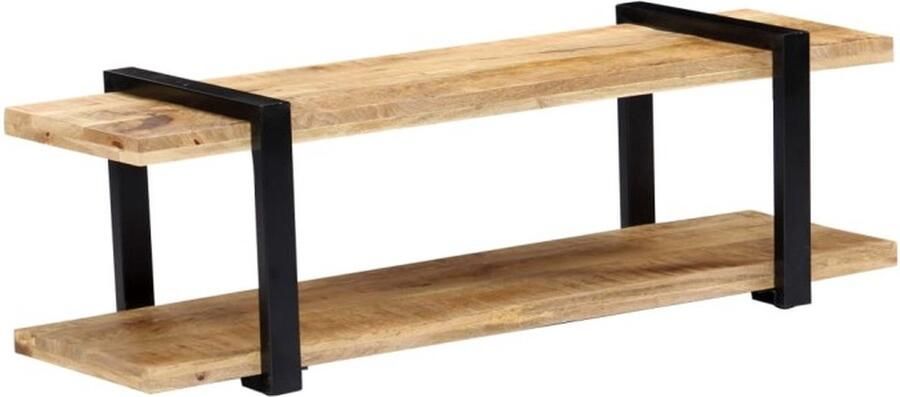 VidaXL -Tv-meubel-130x40x40-cm-massief-mangohout - Foto 2