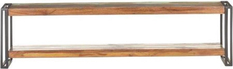 VidaXL Tv-meubel 150x30x40 cm Massief gerecycled hout Industriele Tv Kast Vintage Tv Tafel Houten Tv Stand Recyceld Hout Meubilair Salontafel Mediabox - Foto 3