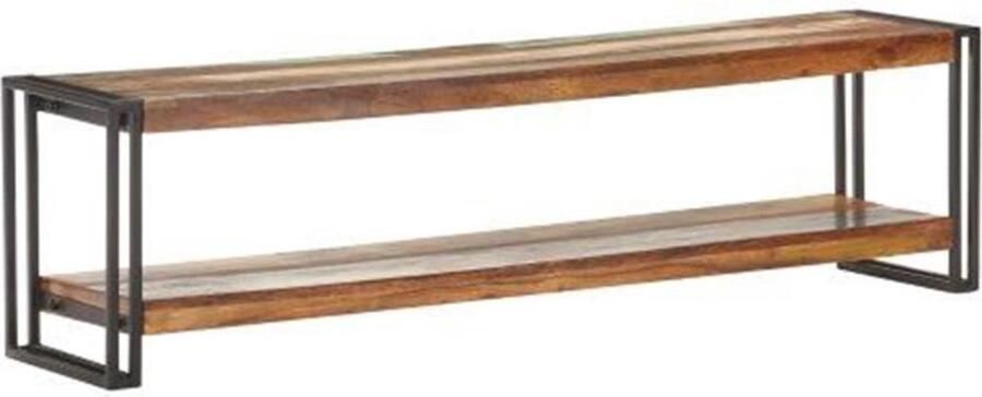 VidaXL Tv-meubel 150x30x40 cm Massief gerecycled hout Industriele Tv Kast Vintage Tv Tafel Houten Tv Stand Recyceld Hout Meubilair Salontafel Mediabox - Foto 2