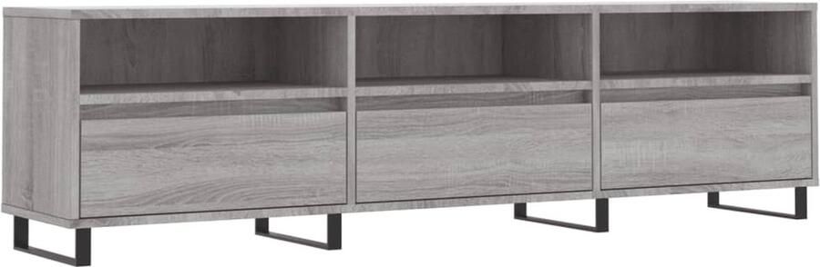 VidaXL -Tv-meubel-150x30x44 5-cm-bewerkt-hout-grijs-sonoma-eikenkleurig - Foto 3