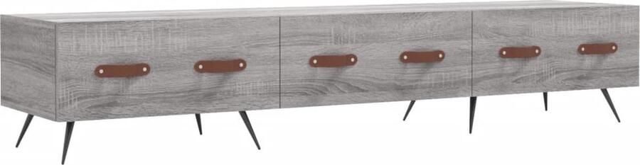 VidaXL -Tv-meubel-150x36x30-cm-bewerkt-hout-grijs-sonoma-eikenkleurig - Foto 8