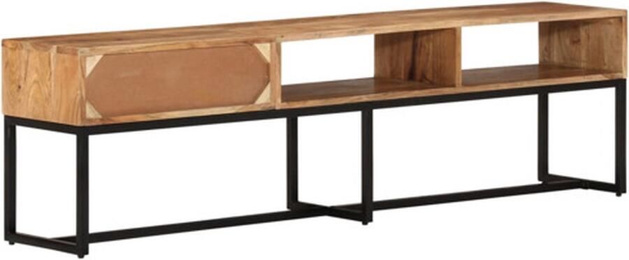 VidaXL -Tv-meubel-160x30x45-cm-massief-acaciahout - Foto 4