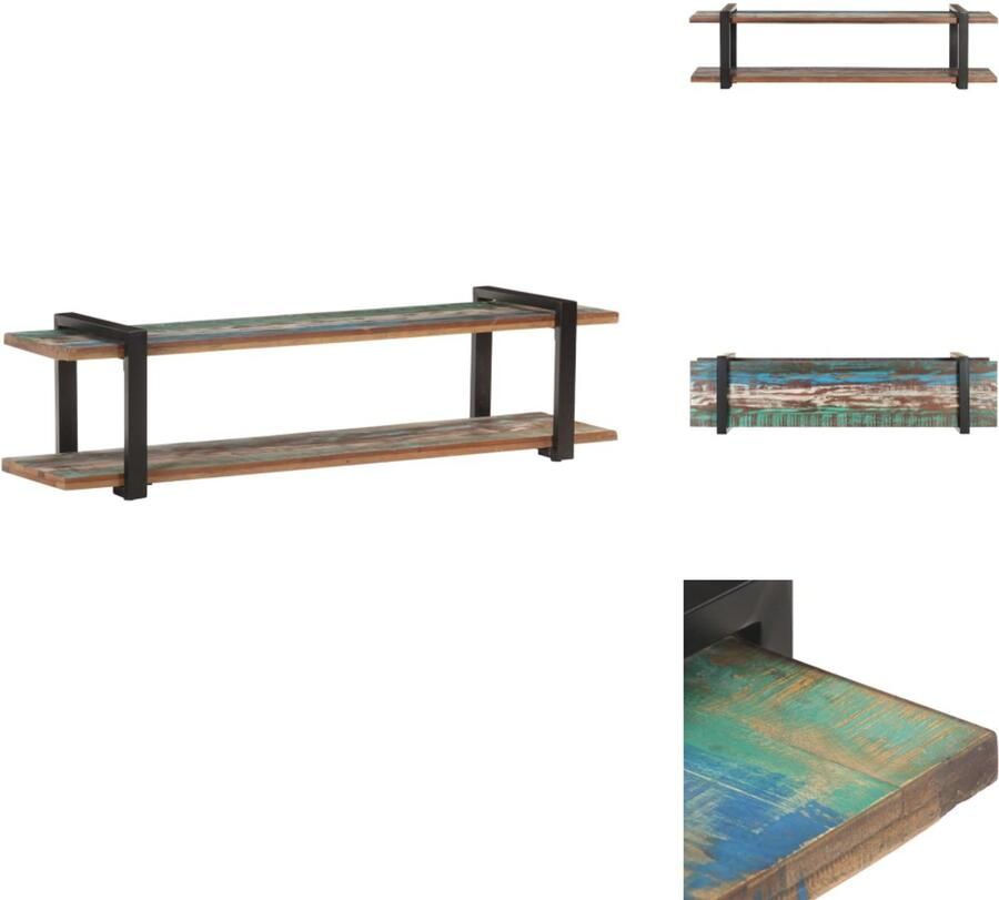 VidaXL -Tv-meubel-160x40x40-cm-massief-gerecycled-hout - Foto 2