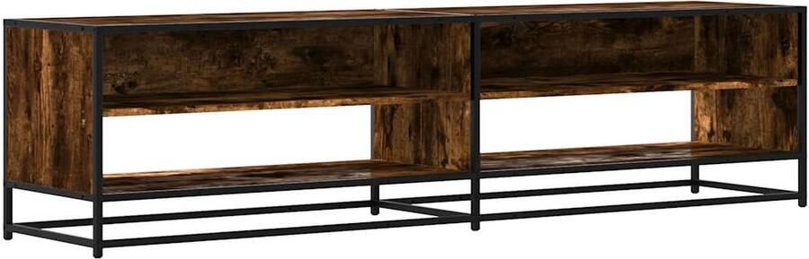 VidaXL Tv-meubel 180 5x40x46 cm bewerkt hout gerookt eikenkleur