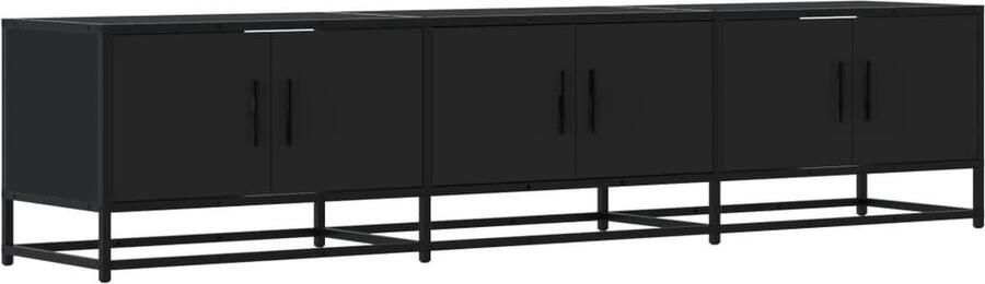 VidaXL Tv-meubel 180x35x41 cm bewerkt hout zwart