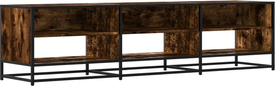 VidaXL Tv-meubel 180x40x46 cm bewerkt hout gerookt eikenkleurig