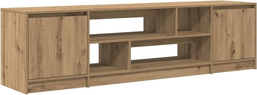 VidaXL Tv-meubel 188 5x41x50 cm spaanplaat ambachtelijk eikenkleurig