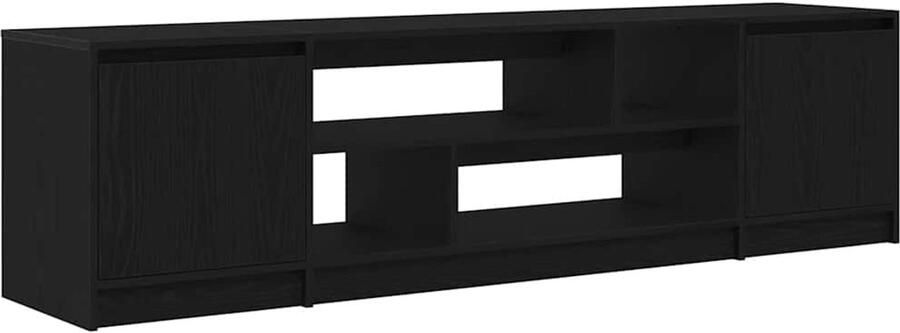 VidaXL Tv-meubel 188 5x41x50 cm spaanplaat zwart eikenkleurig