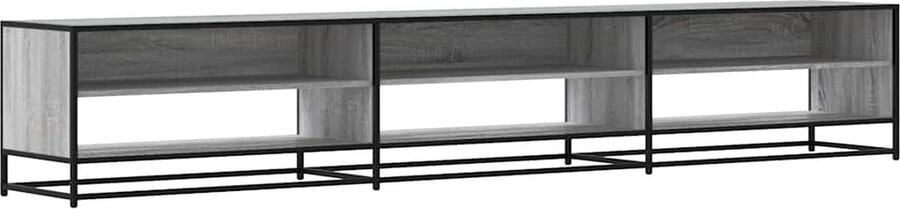 VidaXL Tv-meubel 270x40x46 cm bewerkt hout grijs sonoma eikenkleurig
