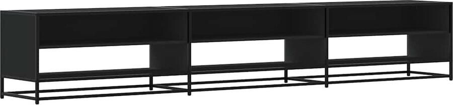 VidaXL Tv-meubel 270x40x46 cm bewerkt hout zwart