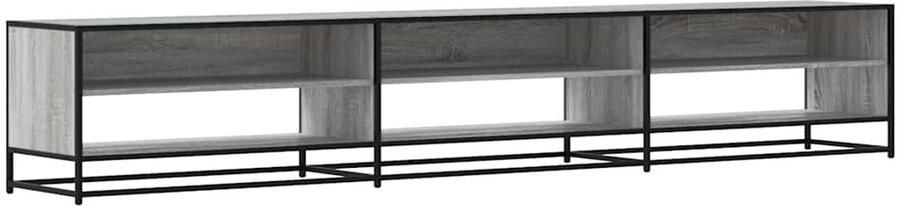VidaXL Tv-meubel 270x40x46 cm Grijs Sonoma Eiken Tv-meubel Tv-meubelen Tv Kast Opbergkast