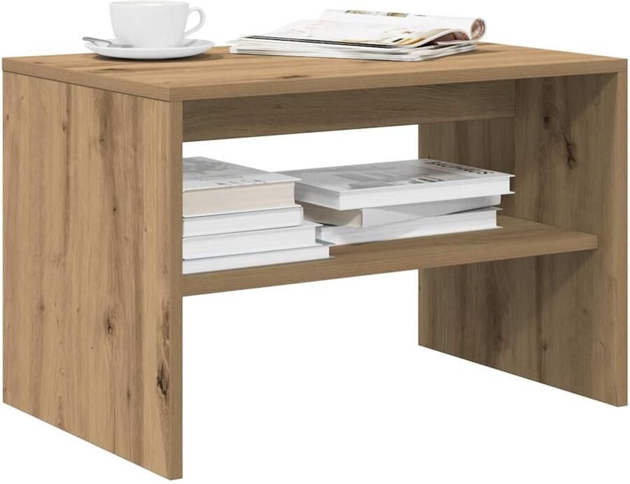 VidaXL Tv-meubel 60x40x40 cm artisanaal eiken Tv Kast Tv Meubel Salontafel Houten Tv Stand Modern Tv Meubel