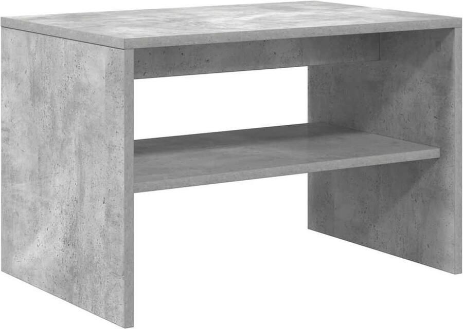 VidaXL Tv-meubel 60x40x40 cm betongrijs hout Tv-meubel Salontafel Compact Tv-meubel Houten Tv-meubel Betonnen Tv-meubel